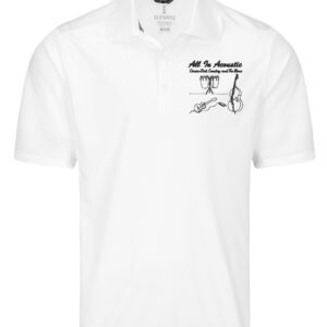 Men's All In Acoustic White Elevate Dade Polo Shirt