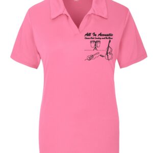 Sport-Tek® Ladies PosiCharge® RacerMesh™ Polo - Pink