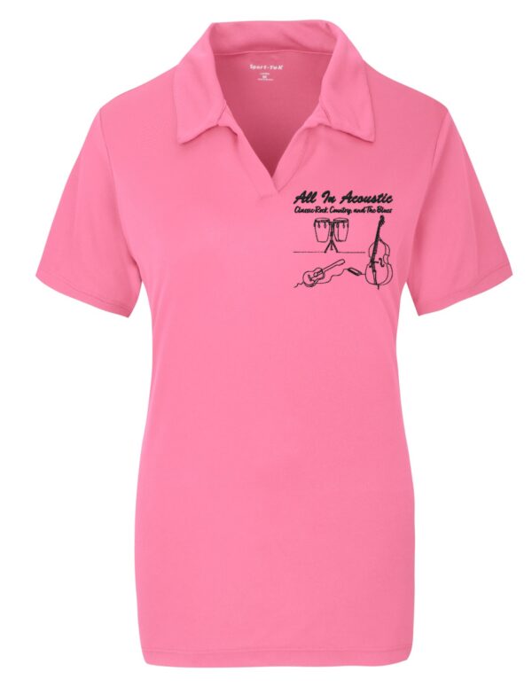 Sport-Tek® Ladies PosiCharge® RacerMesh™ Polo - Pink