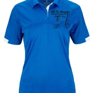 Women's Blue All In Acoustic Kiso Polo Shirt